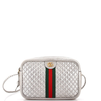 Gucci Trapuntata Camera Bag Quilted Leather Small