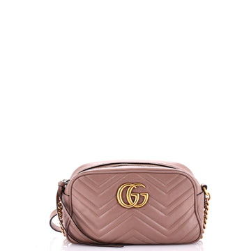 Gucci GG Marmont Shoulder Bag Matelasse Leather Small