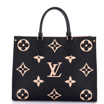 Louis Vuitton OnTheGo Tote Bicolor Monogram Empreinte Giant MM