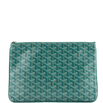 Goyard Senat Zip Pouch Coated Canvas MM