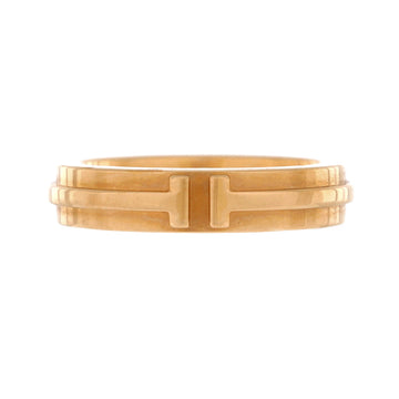 Tiffany & Co. T Two Ring 18K Rose Gold Narrow