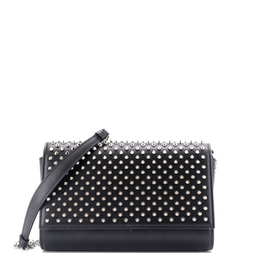 Christian Louboutin Paloma Clutch Spiked Leather