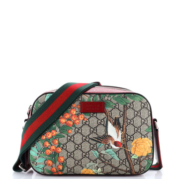 Gucci Camera Shoulder Bag Tian Print GG Coated Canvas Medium