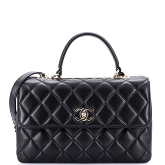 Chanel Trendy CC Top Handle Bag Quilted Lambskin Medium