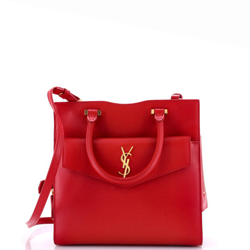 Saint Laurent Uptown Tote Leather Small