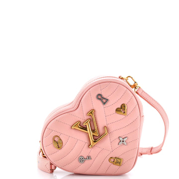 Louis Vuitton New Wave Heart Crossbody Bag Limited Edition Love Lock Quilted Leather
