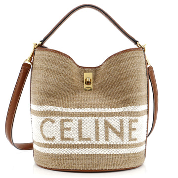 Celine Bucket 16 Bag Raffia