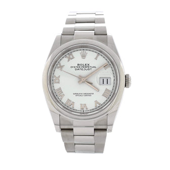 Rolex Oyster Perpetual Datejust Automatic Watch Stainless Steel 36