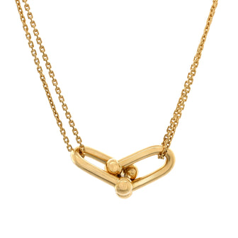 Tiffany & Co. HardWear Double Link Pendant Necklace 18K Yellow Gold