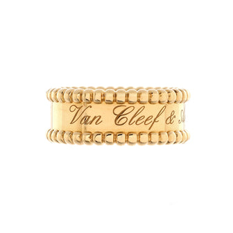 Van Cleef & Arpels Perlee Signature Ring 18K Yellow Gold