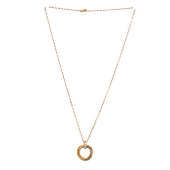 Cartier Trinity Pendant Necklace 18K Tricolor Gold and Diamonds