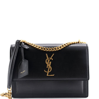 Saint Laurent Sunset Crossbody Bag Leather Medium