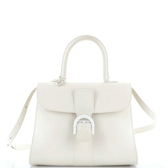 Delvaux Brillant Top Handle Bag Leather MM