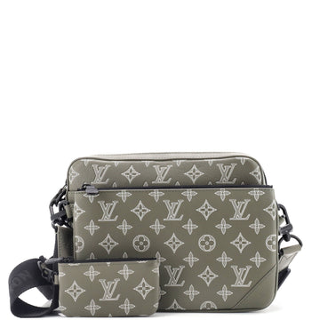 Louis Vuitton Trio Messenger Bag Monogram Shadow Leather