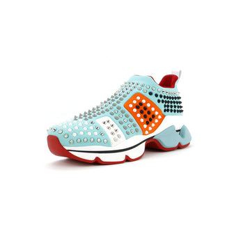 Labotine 20 Christian Louboutin Men's Spike Sock Sneakers Spiked Neoprene ...
