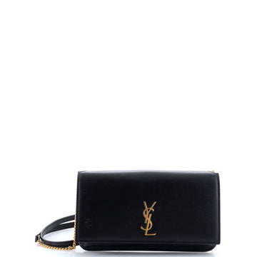 Saint Laurent Classic Monogram Phone Holder Shoulder Bag Leather