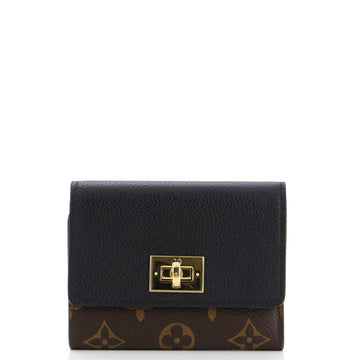 Louis Vuitton Victorine On My Side Wallet Leather and Monogram Canvas