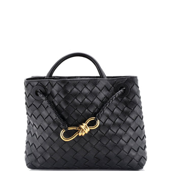 Bottega Veneta Andiamo Top Handle Bag Intrecciato Nappa Small