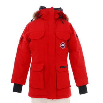 Canada Goose Women's Expedition Parka Polyester Blend with Down and Fur