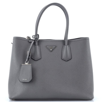 Prada Cuir Double Tote Saffiano Leather Large