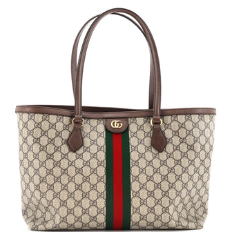 Gucci Ophidia Shopping Tote GG Coated Canvas Medium