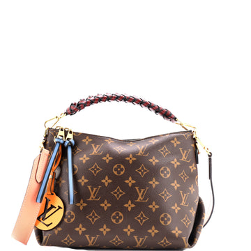Louis Vuitton Braided Handle Beaubourg Hobo Monogram Canvas Mini