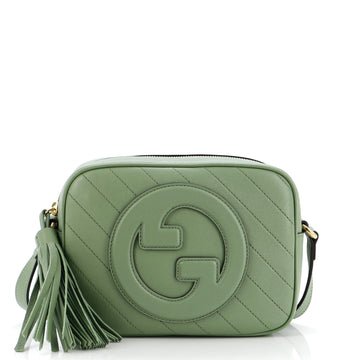 Gucci Blondie NM Camera Shoulder Bag Diagonal Quilted Leather Small