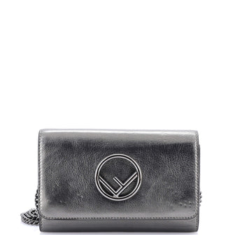 Fendi F is Fendi Wallet on Chain Leather Mini