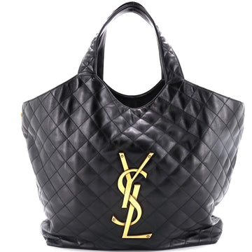 Saint Laurent Icare Shopping Tote Quilted Leather Maxi