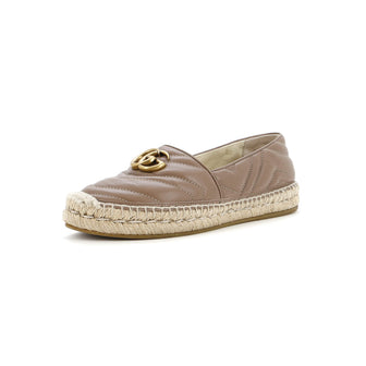 Gucci Women's GG Marmont Espadrilles Matelasse Leather