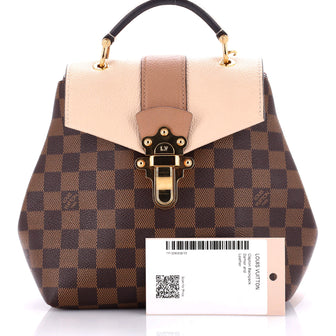 Louis Vuitton Clapton Backpack Damier and Leather
