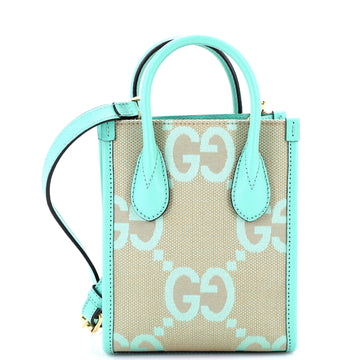 Gucci Vertical Tote Jumbo GG Canvas Mini