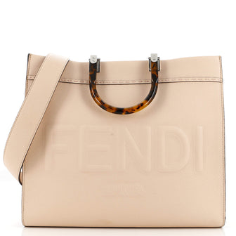 Fendi Sunshine Shopper Tote Leather Medium