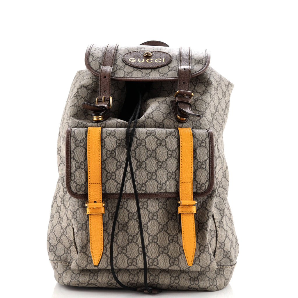 Gucci Courrier Soft Backpack GG Coated Canvas Large 328359 display picture 2