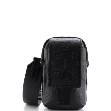 Louis Vuitton Double Phone Pouch NM Monogram Shadow Leather