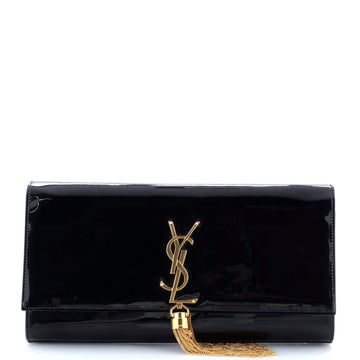 Saint Laurent Classic Monogram Tassel Clutch Patent