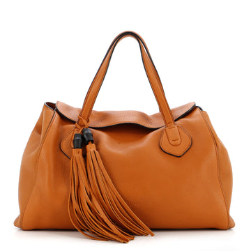 Gucci Lady Tassel Tote Leather Large