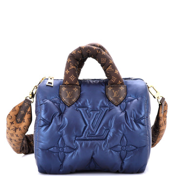 Louis Vuitton Speedy Bandouliere Bag Monogram Quilted Econyl Nylon 25