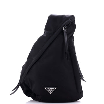 Prada Zip Sling Backpack Re-Nylon