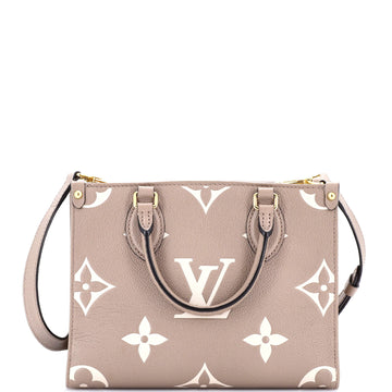 Louis Vuitton OnTheGo Tote Bicolor Monogram Empreinte Giant PM