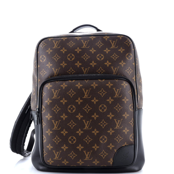 dean backpack louis vuitton Louis Vuitton Dean Backpack Macassar Monogram Canvas Black 32839598