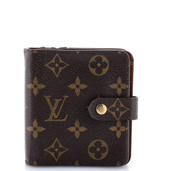 Louis Vuitton Compact Zippe Wallet Monogram Canvas