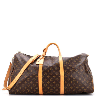 Louis Vuitton Keepall Bandouliere Bag Monogram Canvas 60
