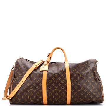 Louis Vuitton Keepall Bandouliere Bag Monogram Canvas 60