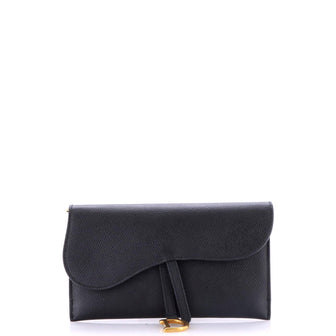 Saddle Chain Wallet Leather