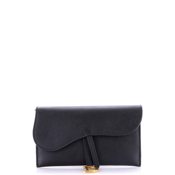 Saddle Chain Wallet Leather