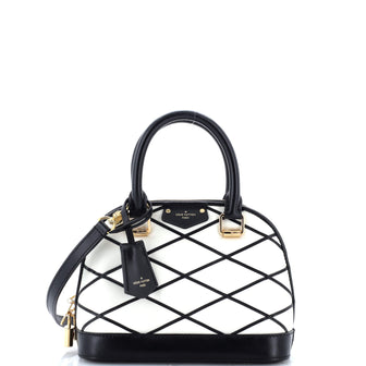 Louis Vuitton Alma Handbag Malletage Leather BB
