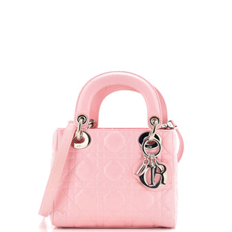 Christian Dior Lady Dior Bag Cannage Quilt Lambskin Mini