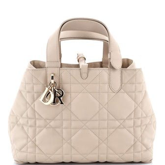 Christian Dior Toujours Tote Bag Macrocannage Quilt Calfskin Medium