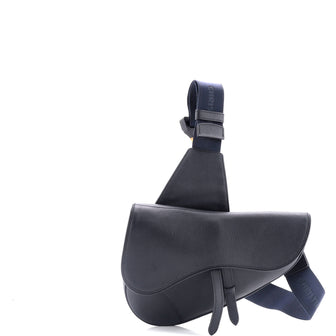 Christian Dior Saddle Crossbody Bag Leather